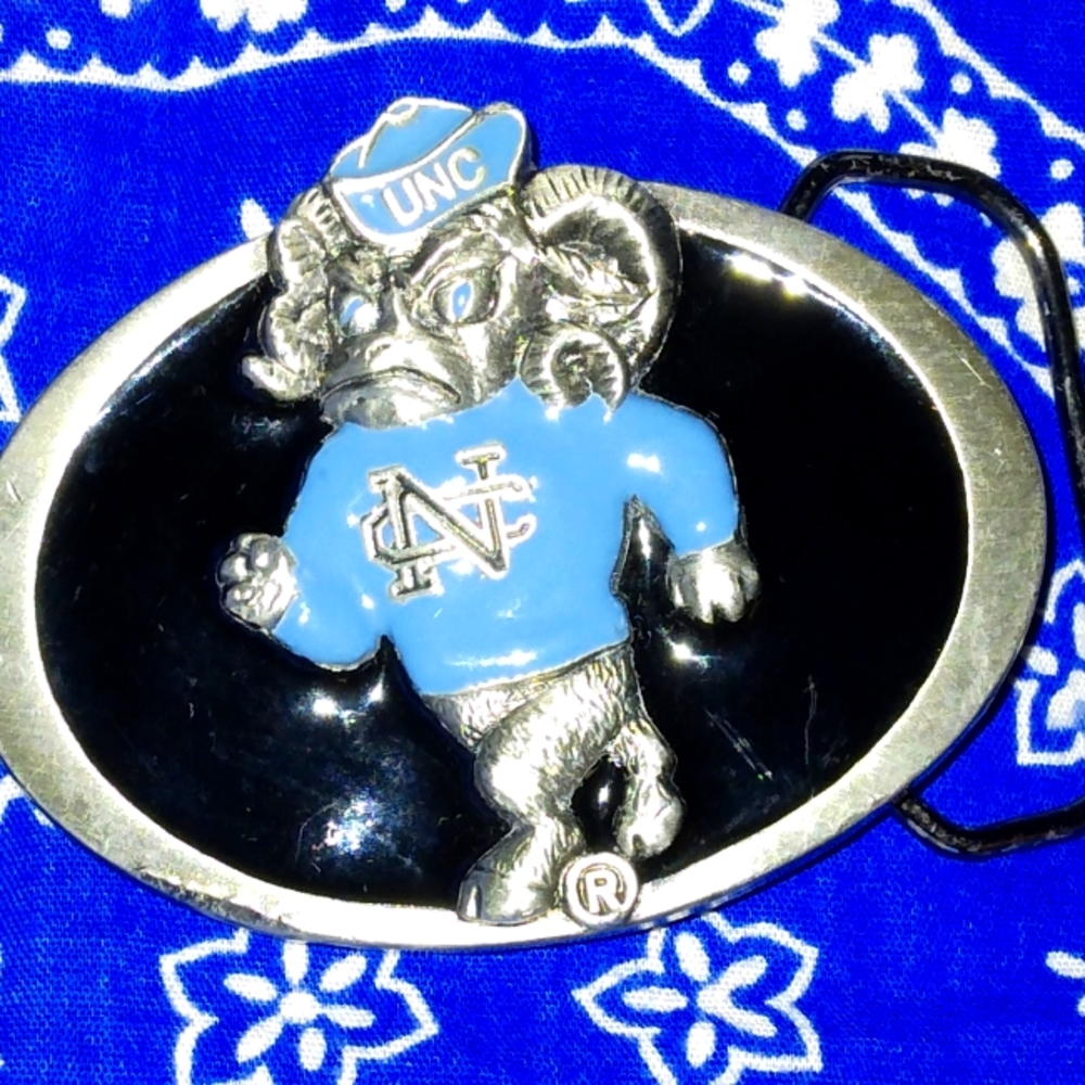 UNC Tarheels belt buckles